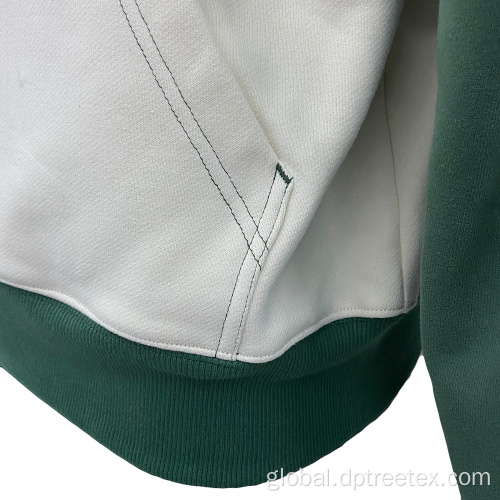 Zip Up Hooded Sweatshirt For Men Men's Cotton Printing Contrast Color Zipper Hoodies Supplier